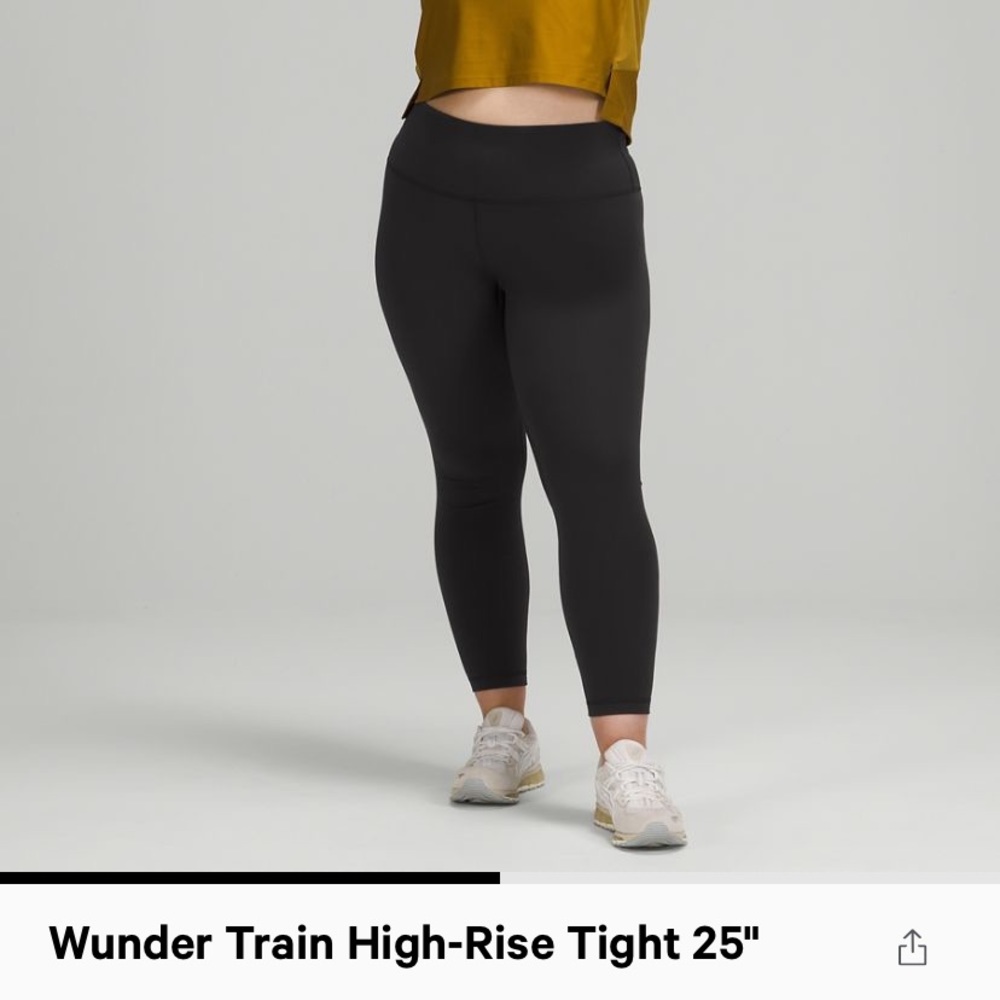 Lululemon Wunder Train leggings 25 in